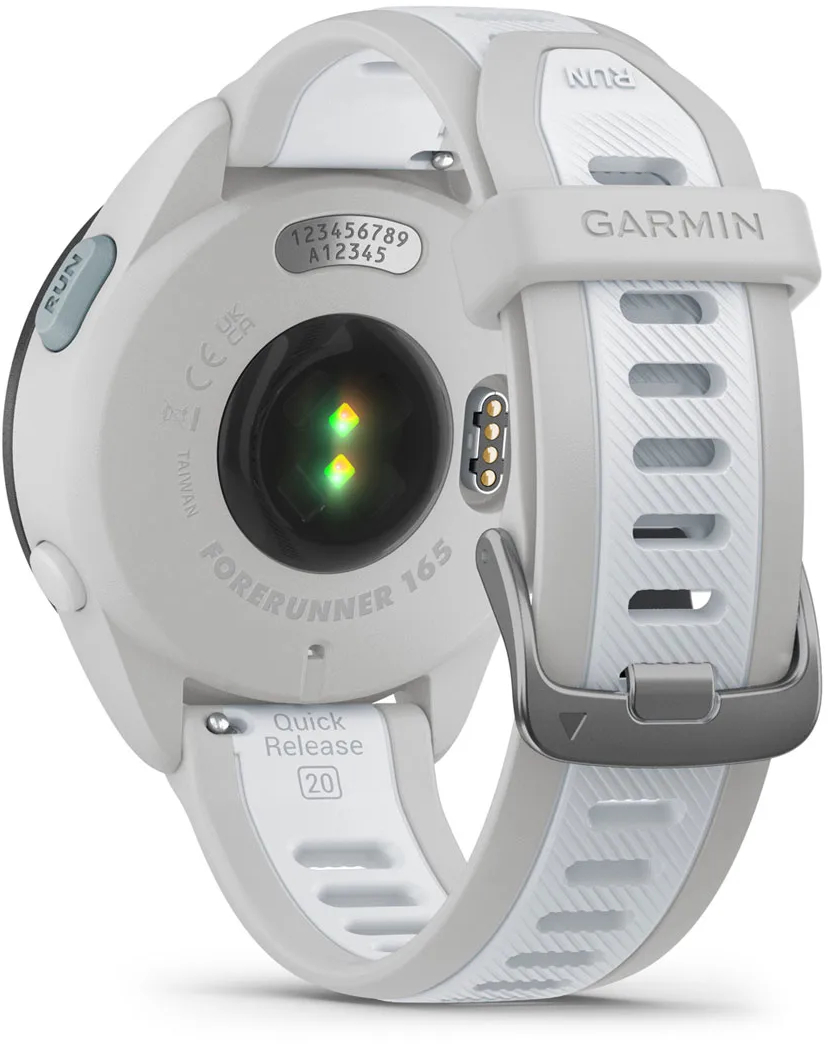 Смарт-часы Garmin Forerunner 165 GPS Mist Grey/Whitestone (010-02863-21) фото 