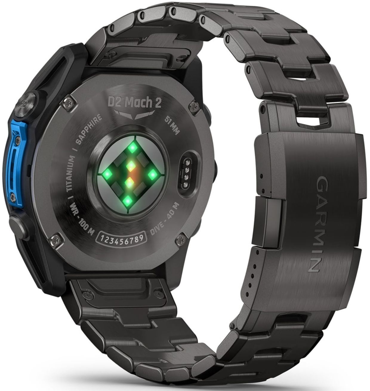 Смарт-часы Garmin D2 Mach 2 51mm Saph CrbnGry Ti/Blk w/TiBd (010-02905-31) фото 