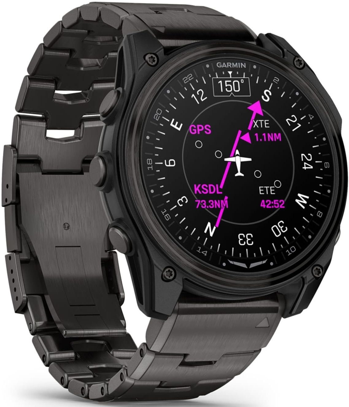 Смарт-часы Garmin D2 Mach 2 51mm Saph CrbnGry Ti/Blk w/TiBd (010-02905-31) фото 