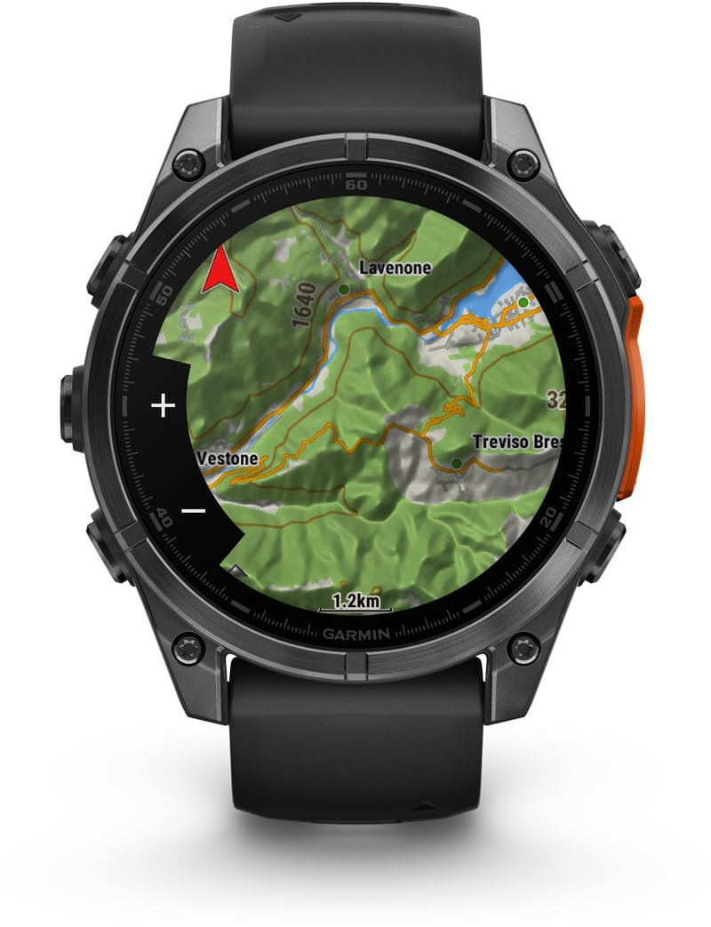 Смарт-годинник Garmin Fenix 8 47mm AMOLED SlateGray Steel/Black (010-02904-00)фото