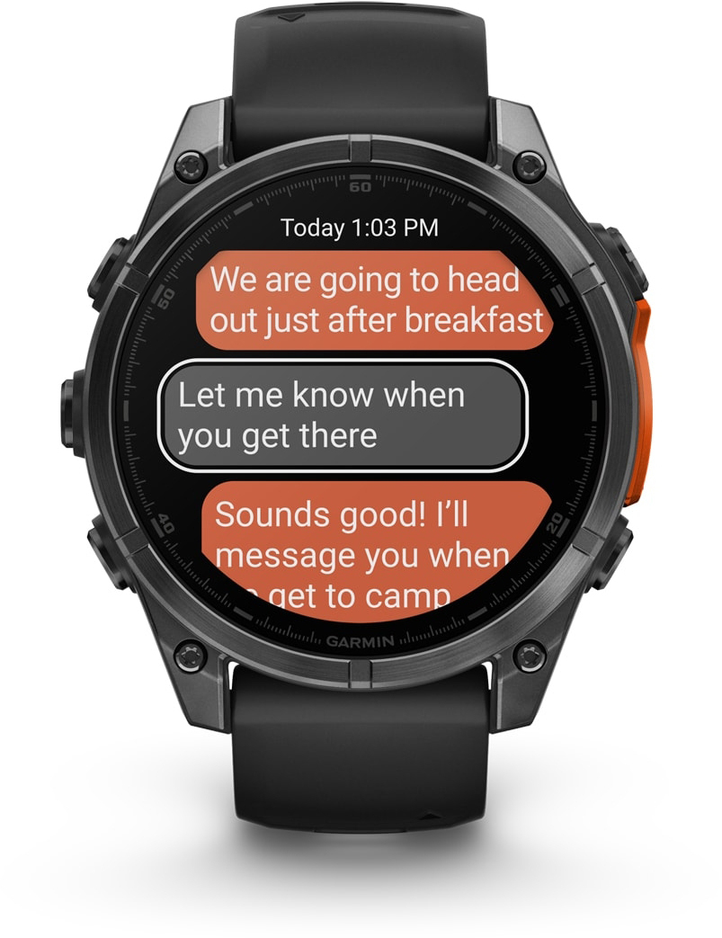 Смарт-годинник Garmin Fenix 8 47mm AMOLED SlateGray Steel/Black (010-02904-00)фото