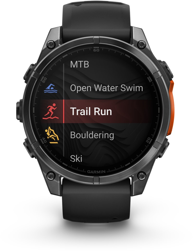 Смарт-годинник Garmin Fenix 8 47mm AMOLED SlateGray Steel/Black (010-02904-00)фото