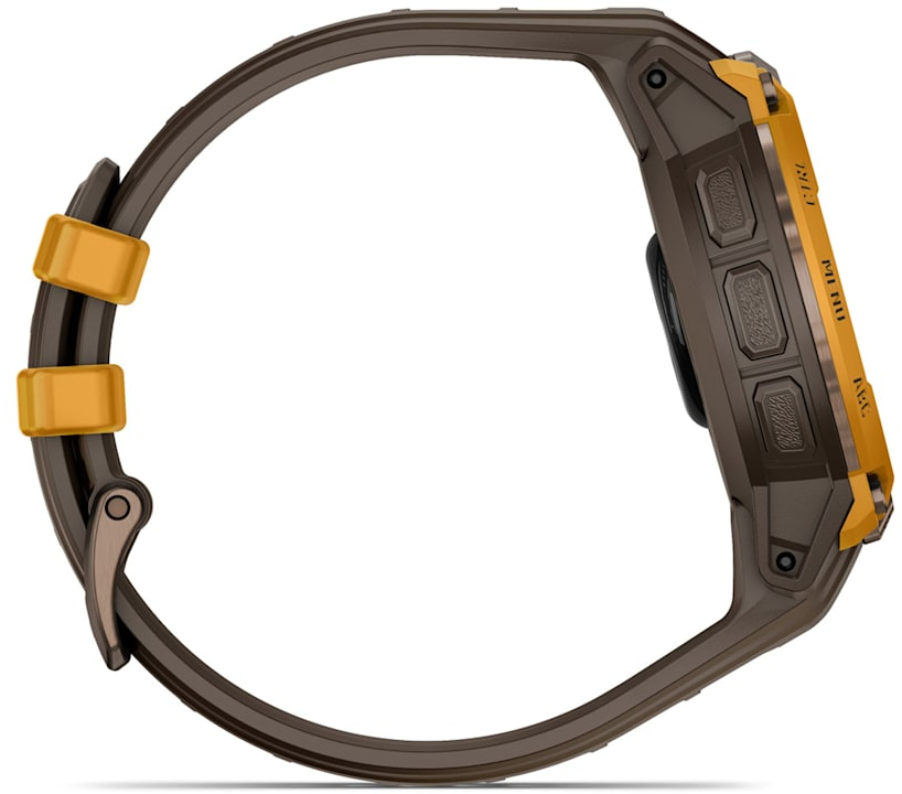 Смарт-годинник Garmin Instinct Crossover AMOLED BronzeSunburst/Cocoa (010-03398-01)фото