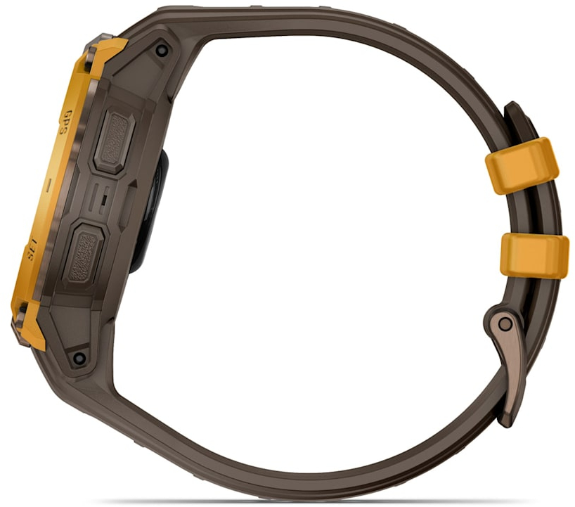 Смарт-годинник Garmin Instinct Crossover AMOLED BronzeSunburst/Cocoa (010-03398-01)фото