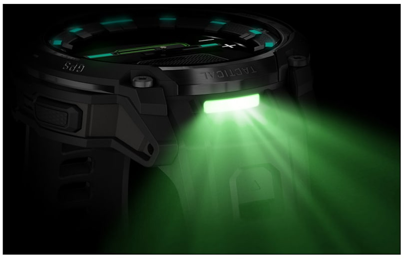 Смарт-годинник Garmin Instinct Crossover AMOLED Tactical Black/Black (010-03398-02)фото