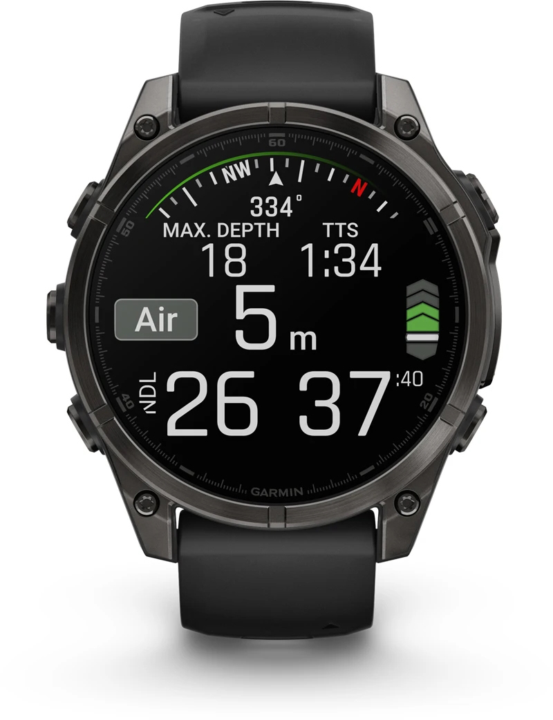 Смарт-часы Garmin Fenix 8 47mm AMOLED Saph CrbnGryTi/Blk (010-02904-21) фото 9