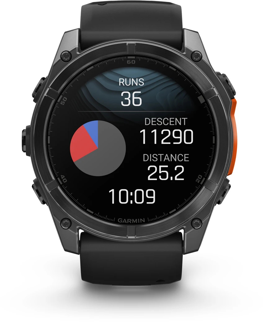 Смарт-часы Garmin Fenix 8 51mm AMOLED Glass/SS SlateGray Steel/Black (010-02905-00) фото 11