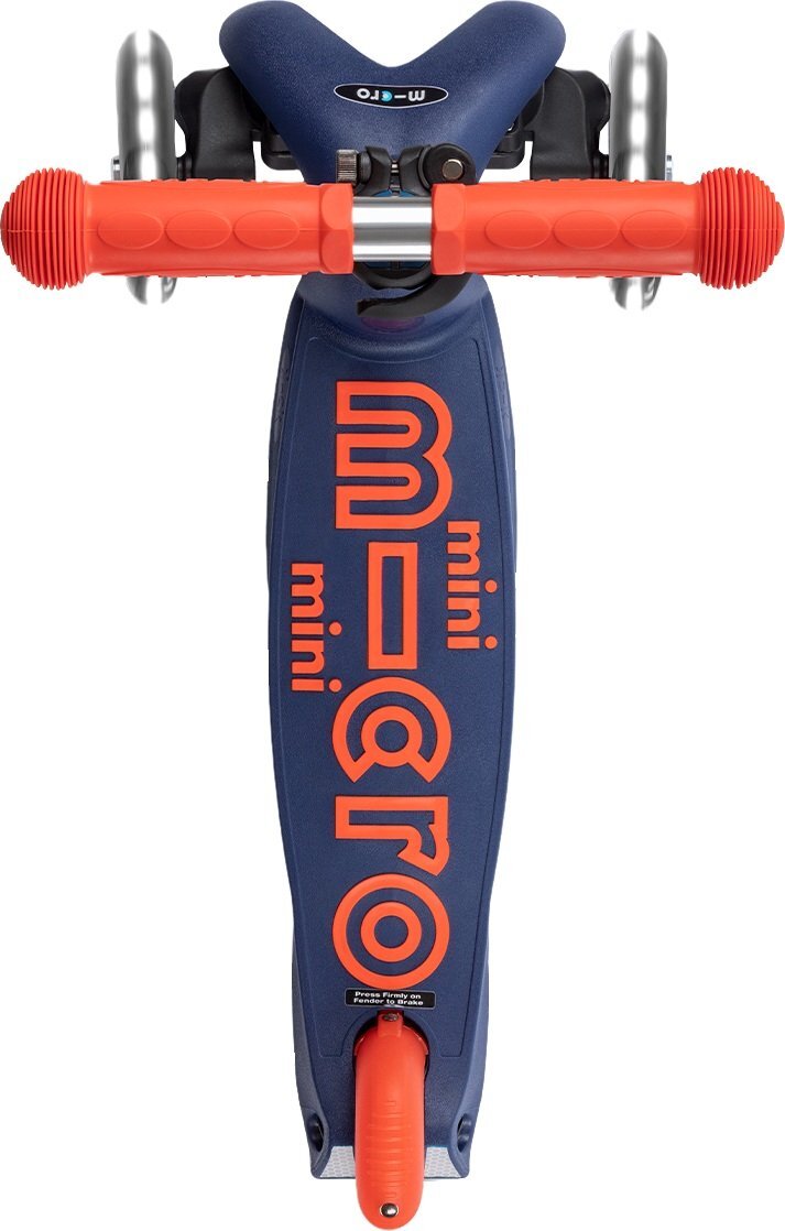 Самокат Micro складний серії Mini Deluxe Foldable LED – Синій (MMD196)фото