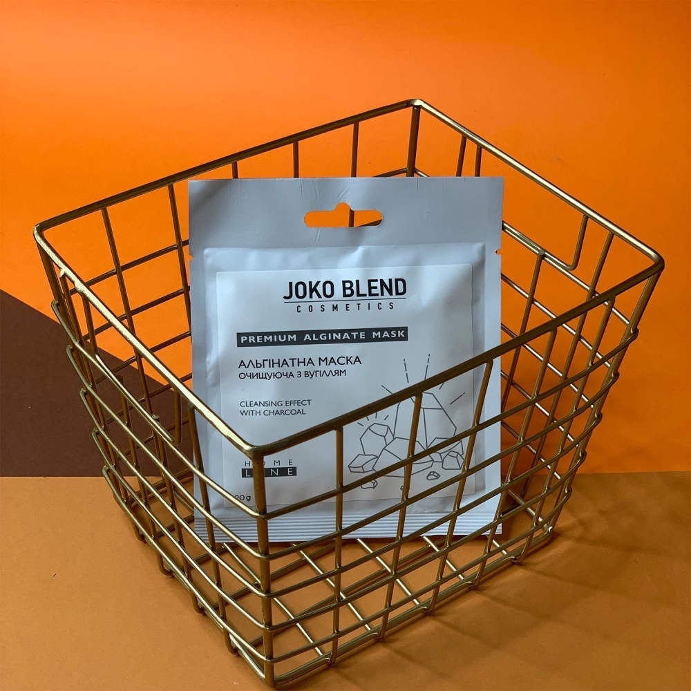Альгинатная маска Joko Blend очищающая с углем 20 г фото 