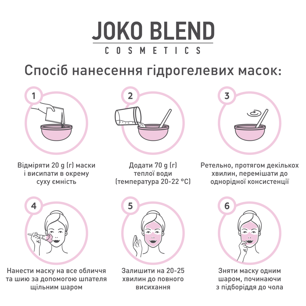 Маска гідрогелева Joko Blend Beta-Carotene Calendula 200 гфото6