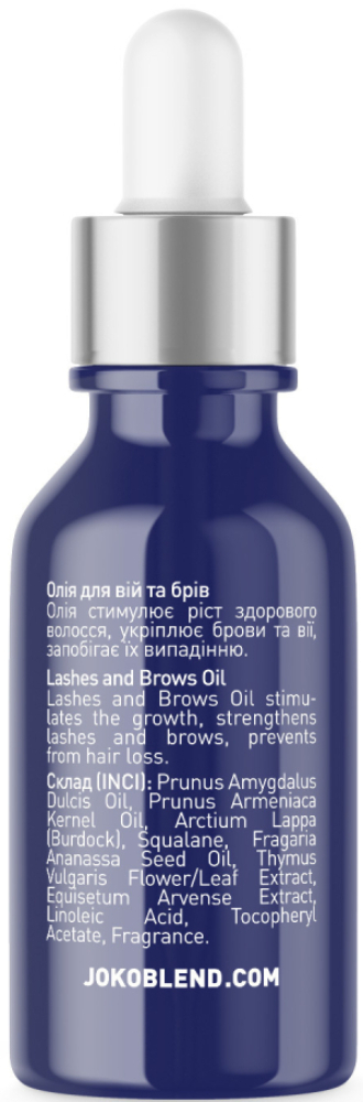 Масло для ресниц и бровей Joko Blend Lashes and Brows Enhanser 10 мл фото 2