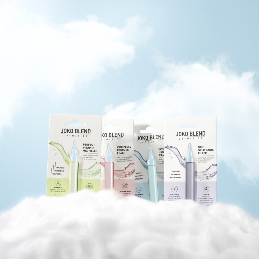 Филлер для волос Joko Blend Intense Hydration Filler с гиалуроновой кислотой 10 мл фото 