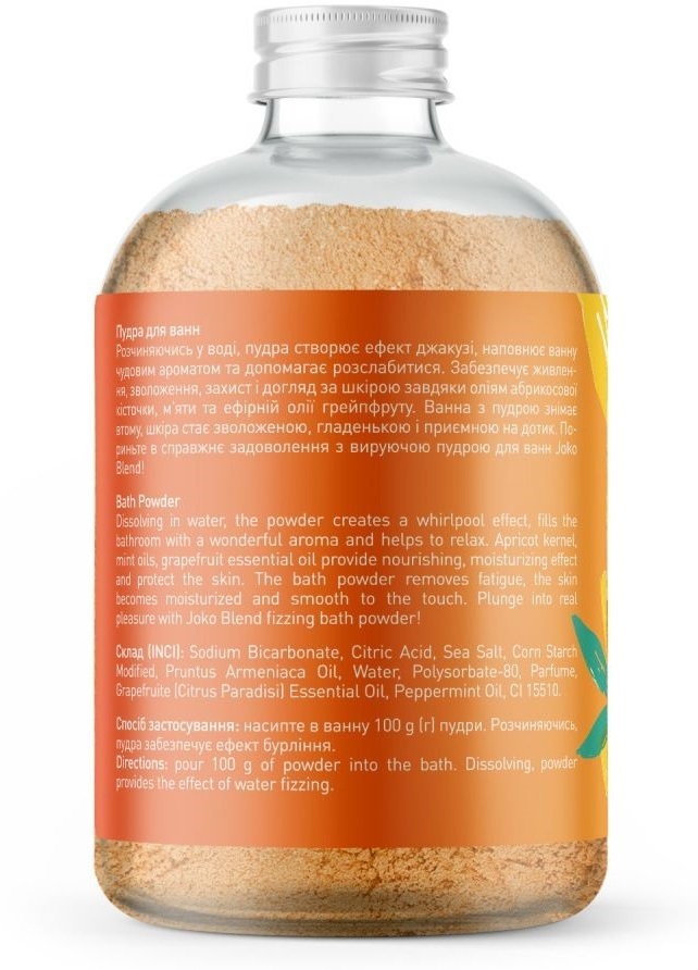 Бурлящая пудра для ванны Joko Blend Crazy about you 200 г фото 