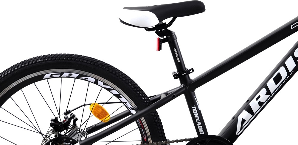 Велосипед Ardis Tornado MTB AL 24" 13" Чорний (3010-130-2) фото5