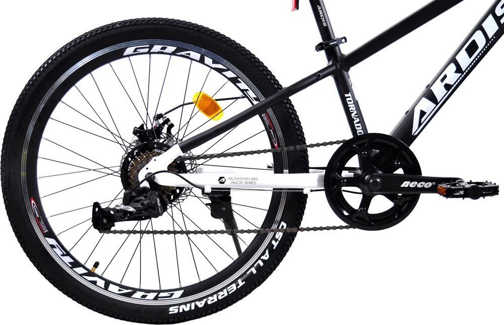 Велосипед Ardis Tornado MTB AL 24" 13" Чорний (3010-130-2) фото8