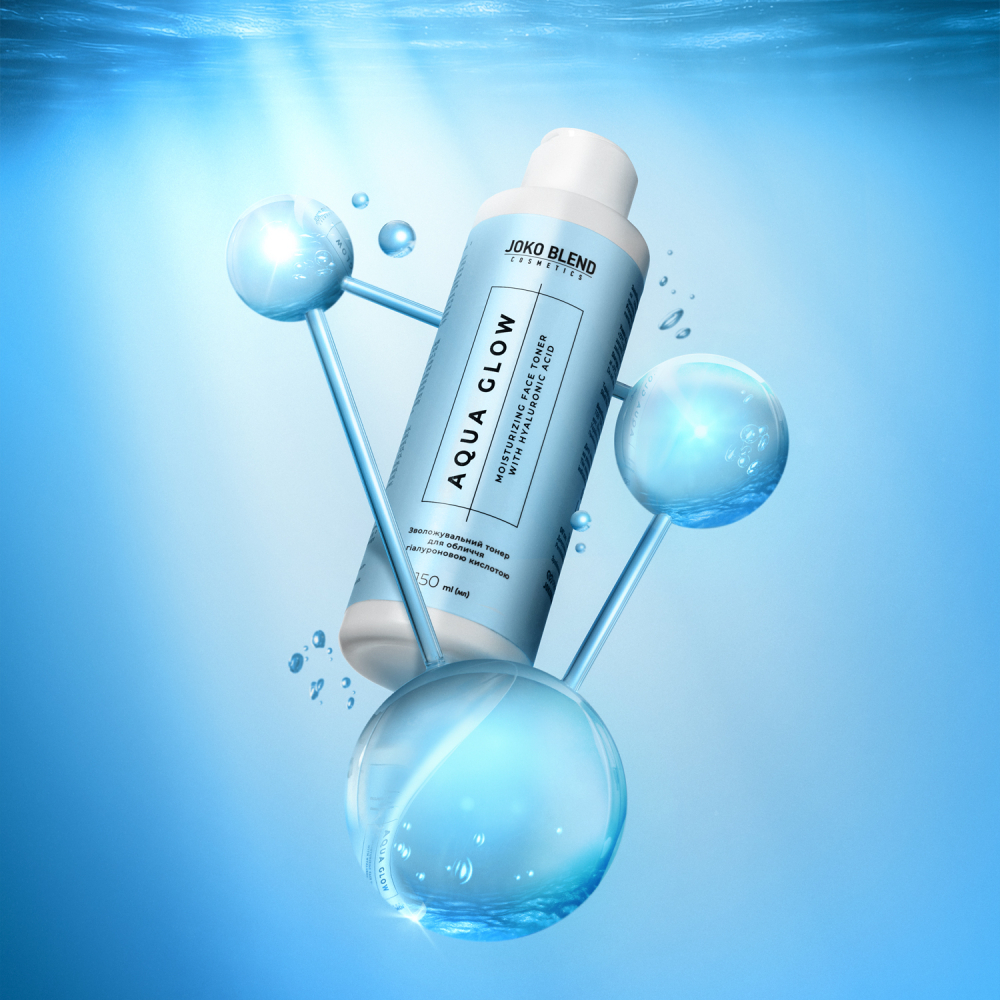 Увлажняющий тонер для лица Joko Blend Aqua Glow с гиалуроновой кислотой 150 мл фото 