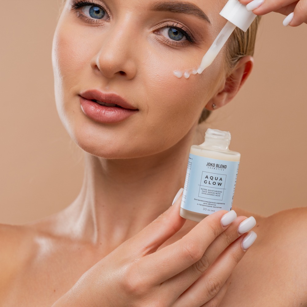 Экстраувлажняющая сыворотка для лица Joko Blend Aqua Glow с гиалуроновой кислотой 30 мл фото 