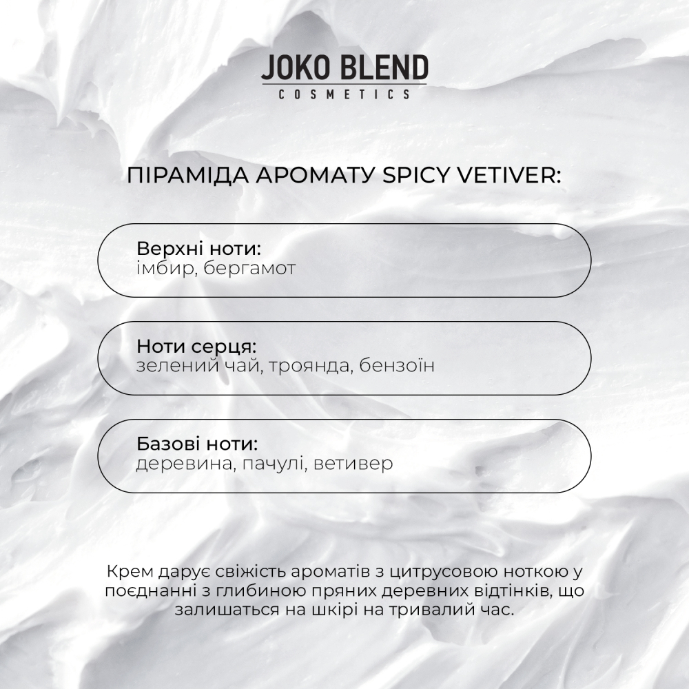 Крем для рук парфюмированный Joko Blend Spicy Vetiver 30 мл фото 