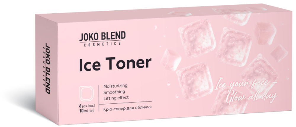 Кріо-тонер для обличчя Joko Blend Ice Toner 10 мл х 6 штфото