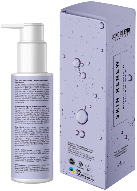 Гель для умывания Joko Blend Skin Renew восстановительный 150 мл фото 