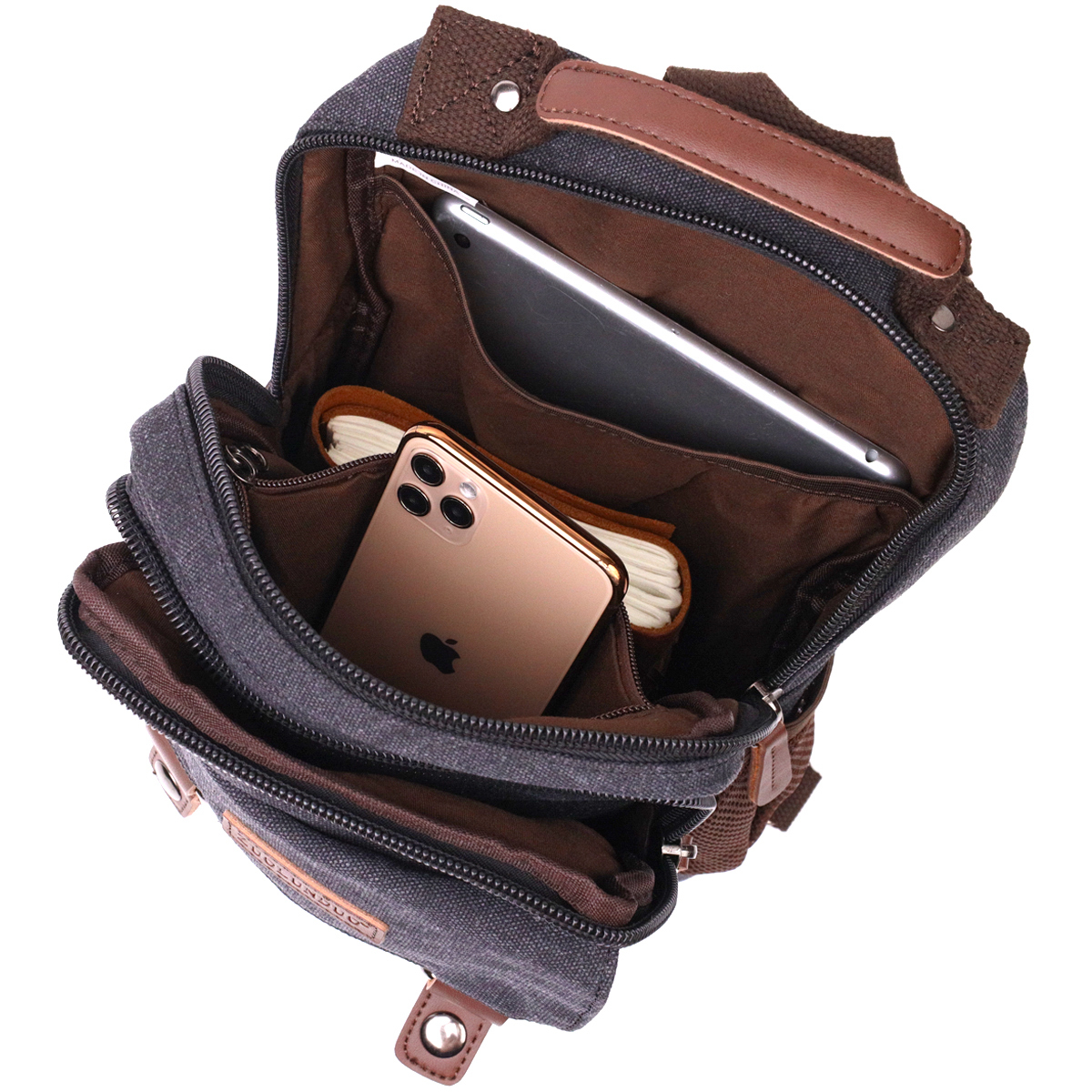 Рюкзак Vintage 22168 черный фото5
