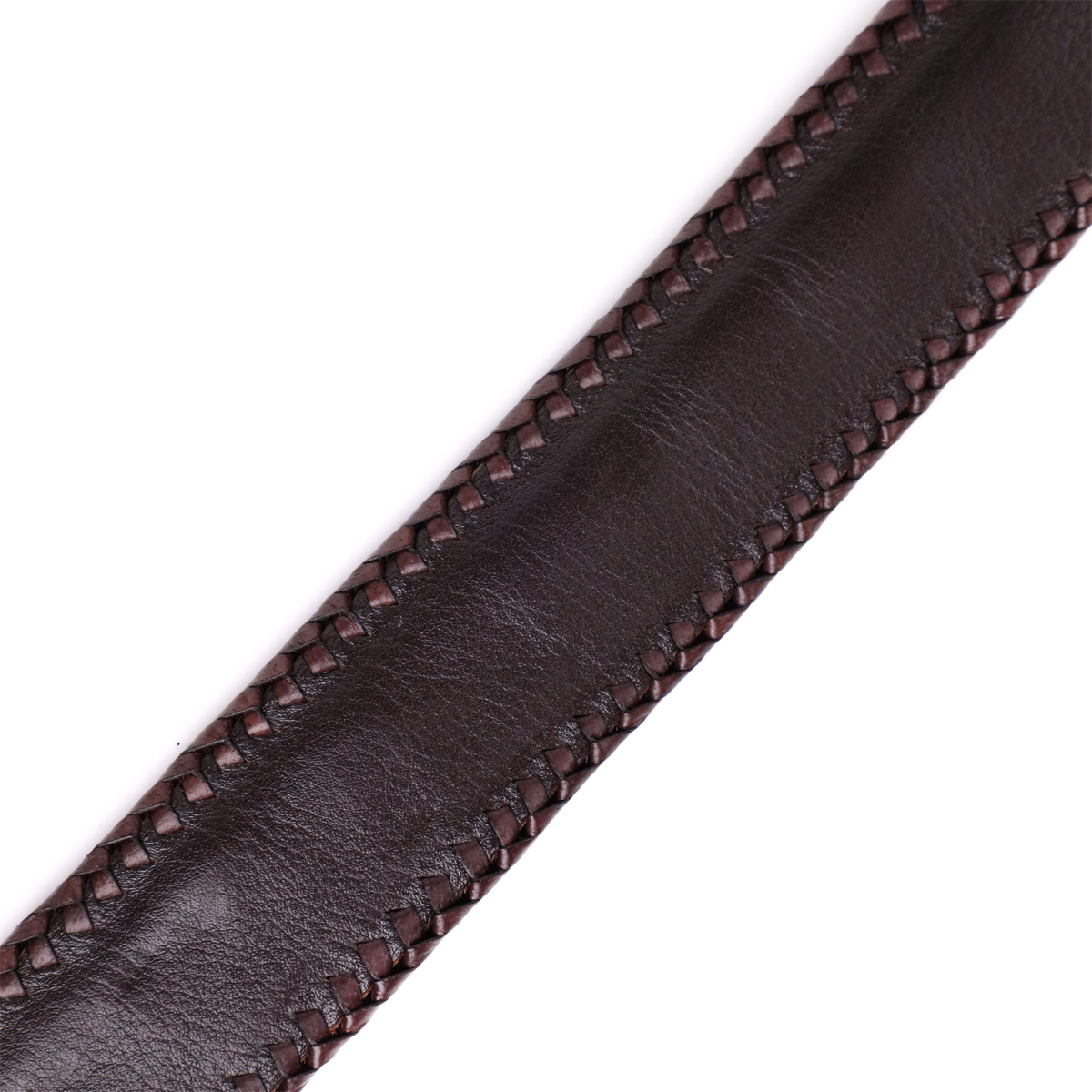 Ремень мужской кожаный Crocodile Leather 18171 коричневый фото12