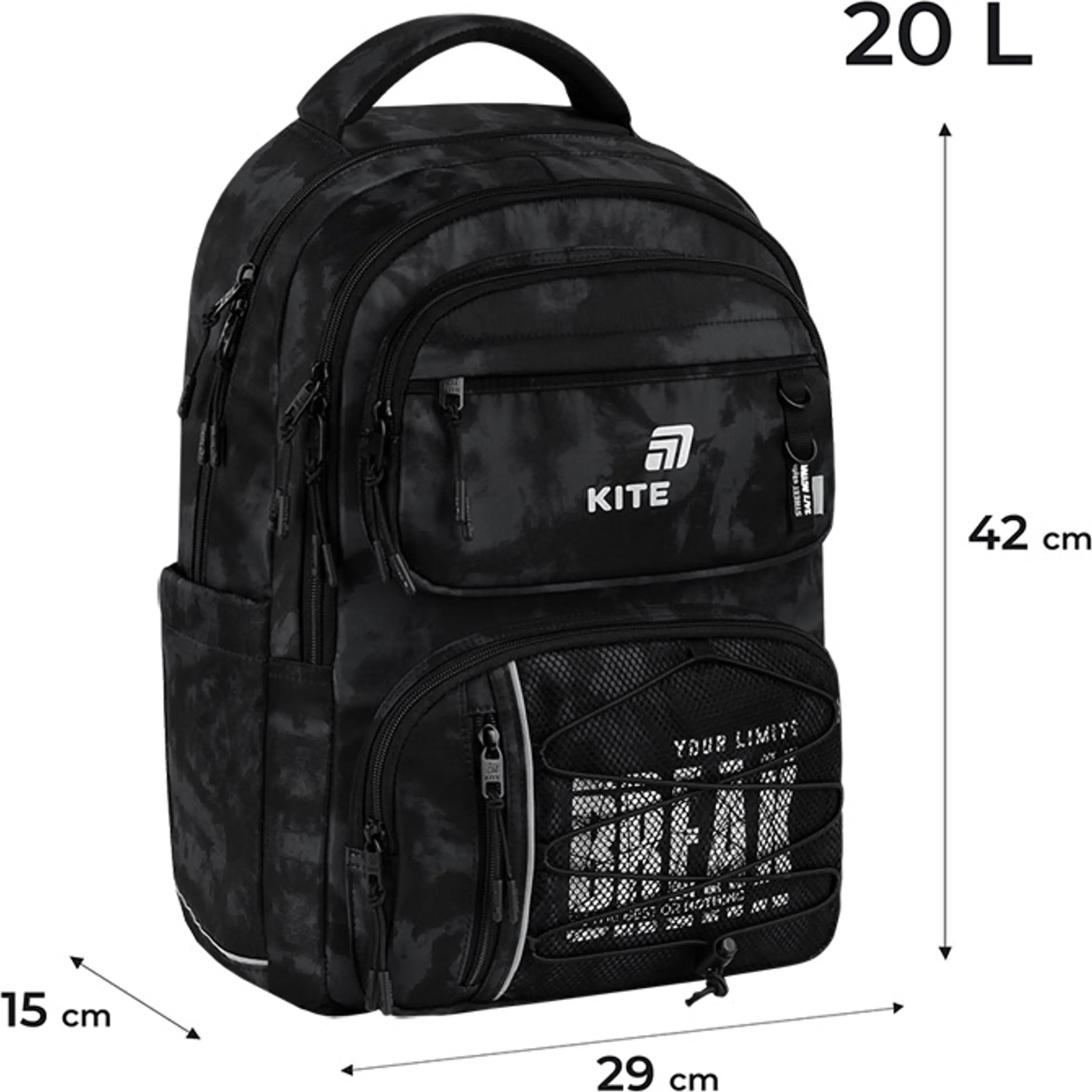 Рюкзак Kite Education teens Break Limits K26-2594M-3 фото 