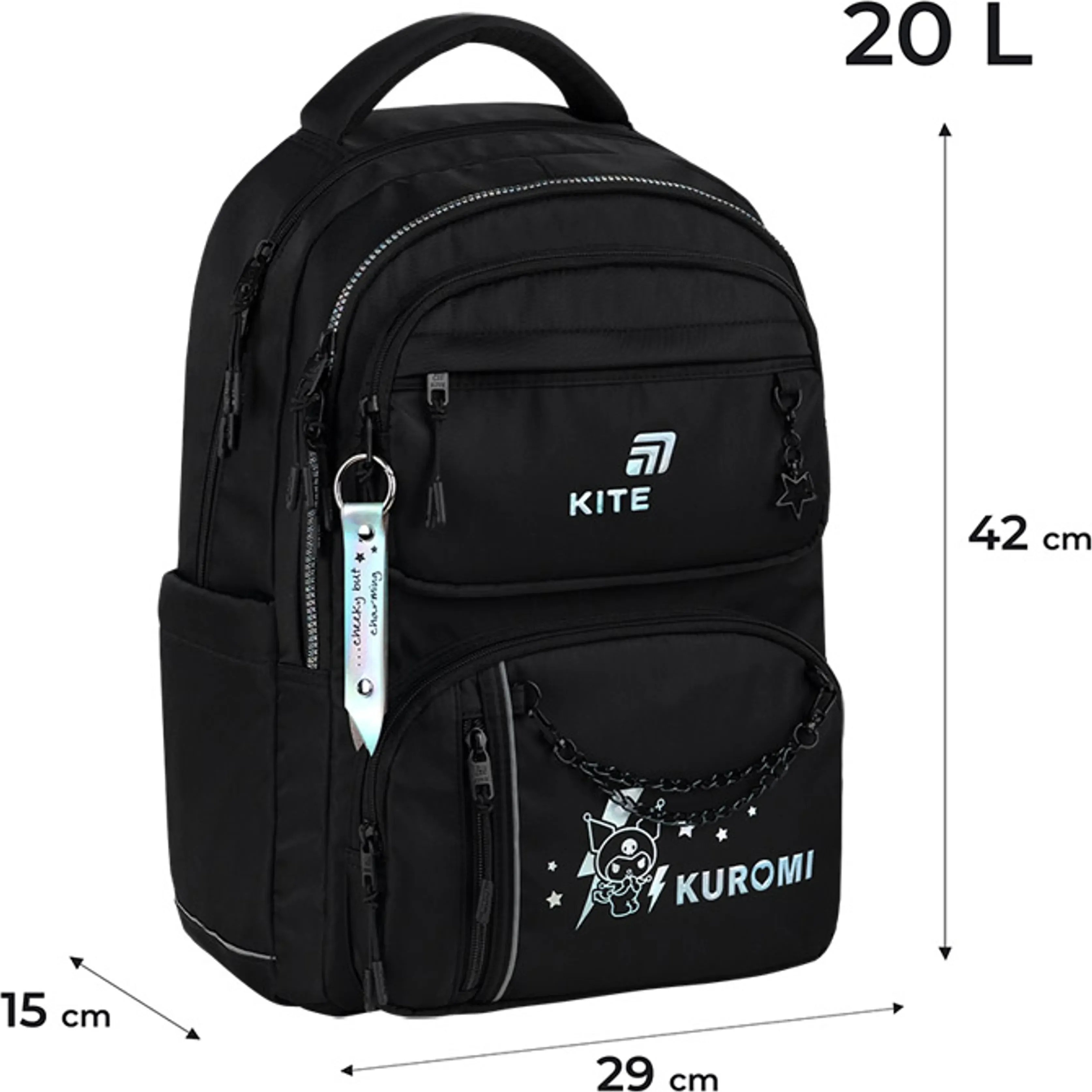 Рюкзак Kite Education teens Kuromi HK26-2594M фото 