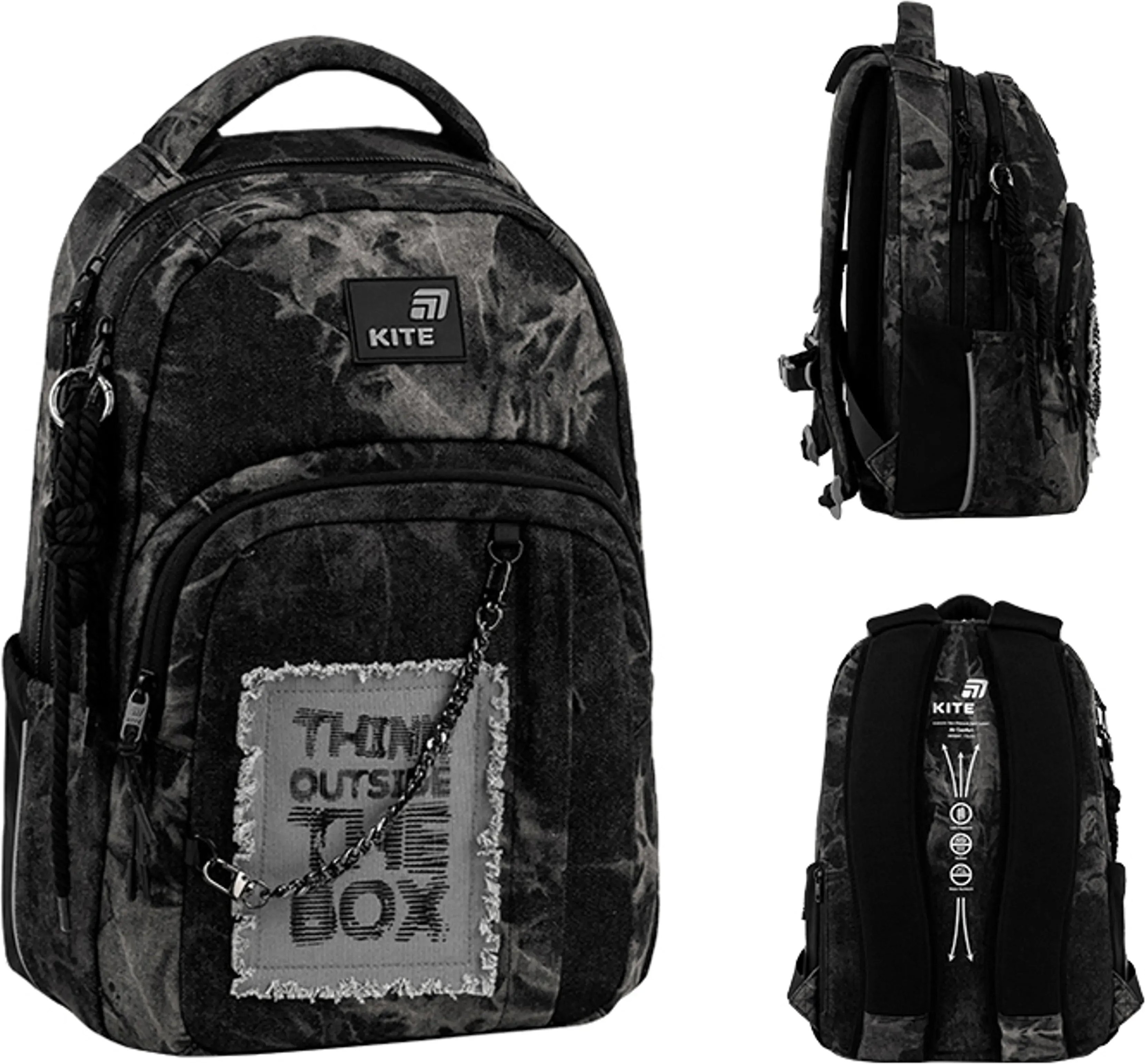 Рюкзак Kite Education teens Denim Core K26-2578M-2 фото 