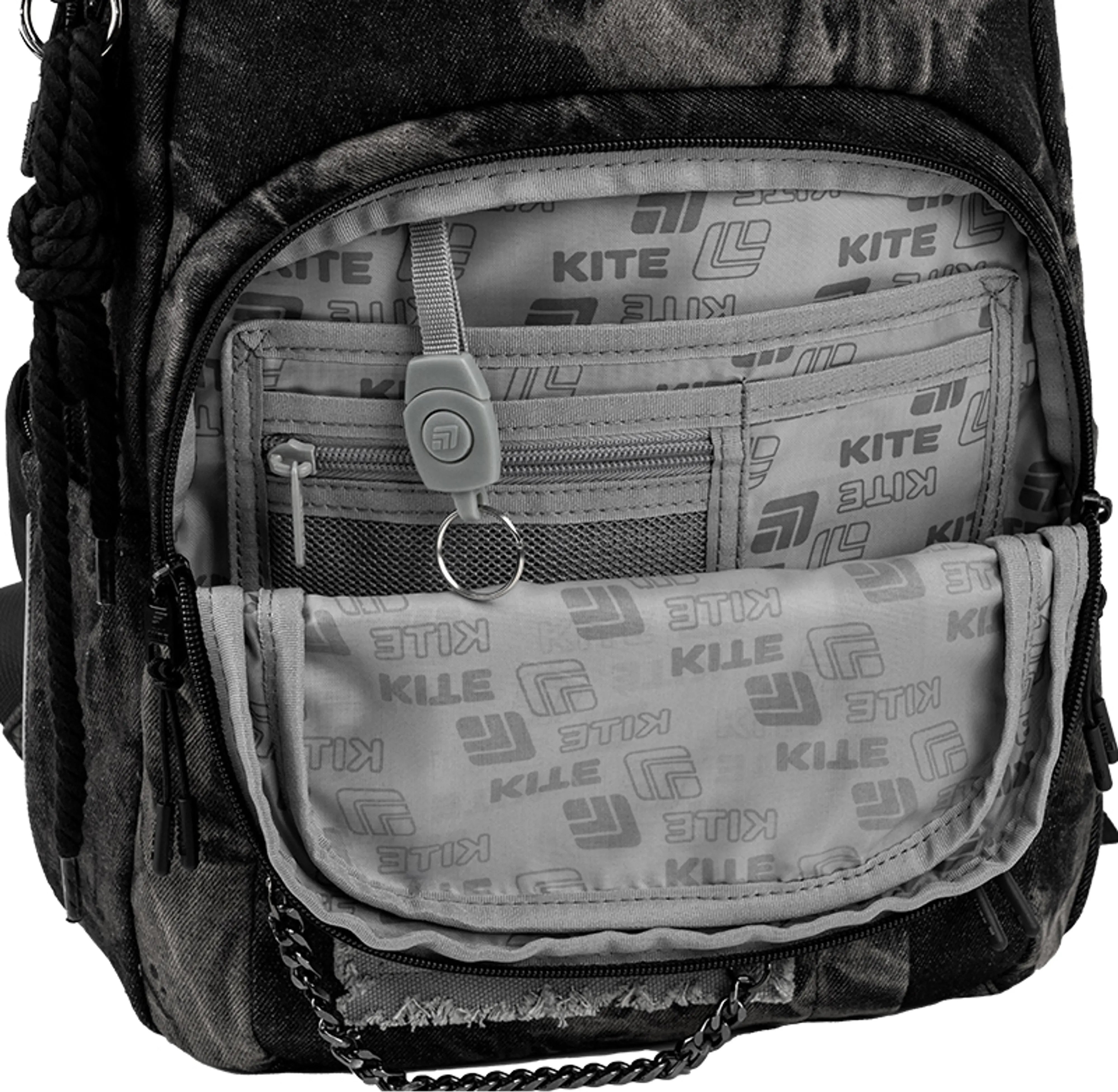 Рюкзак Kite Education teens Denim Core K26-2578M-2 фото 