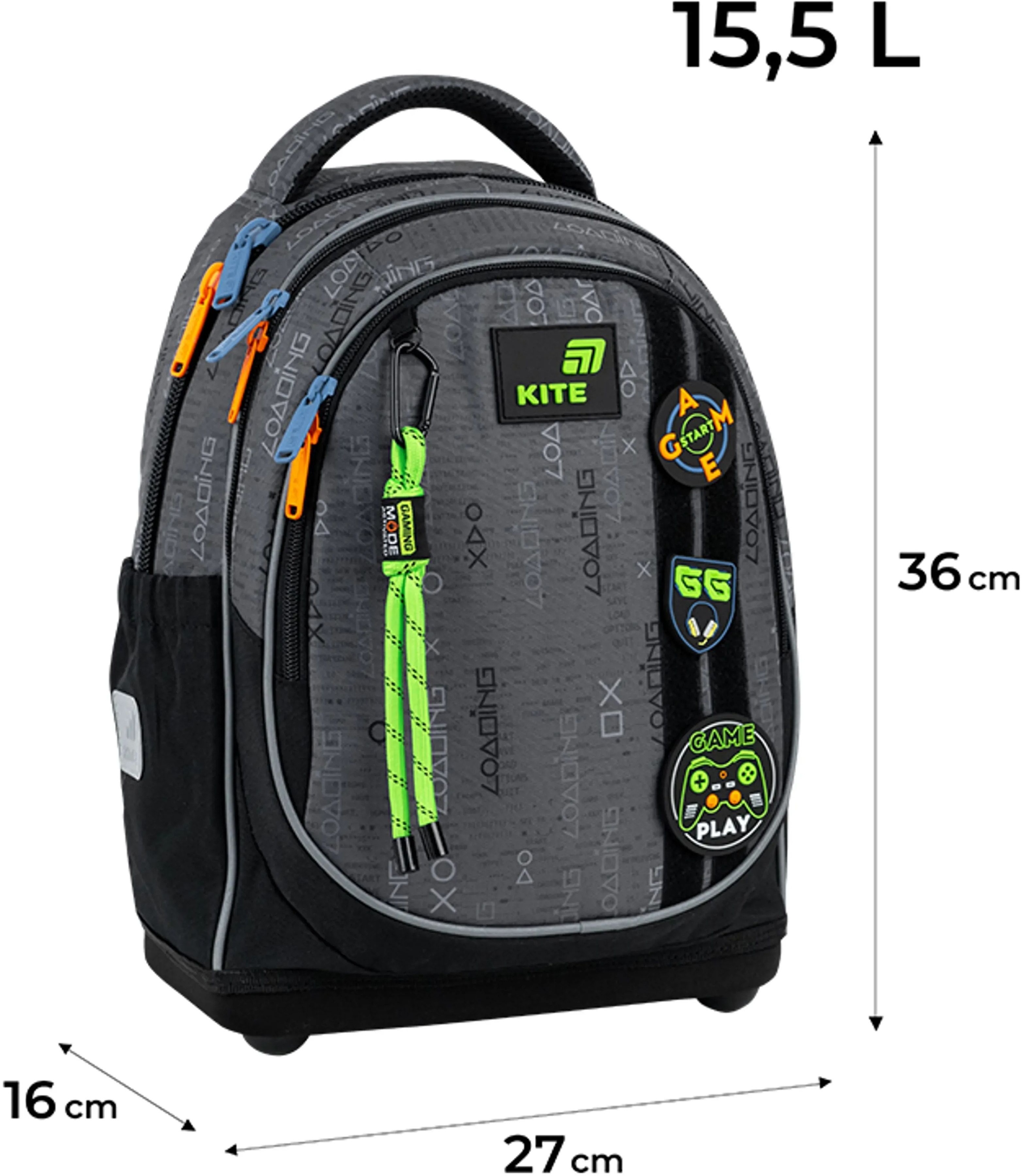 Школьный рюкзак Kite Education Good Game K26-724S-2 фото