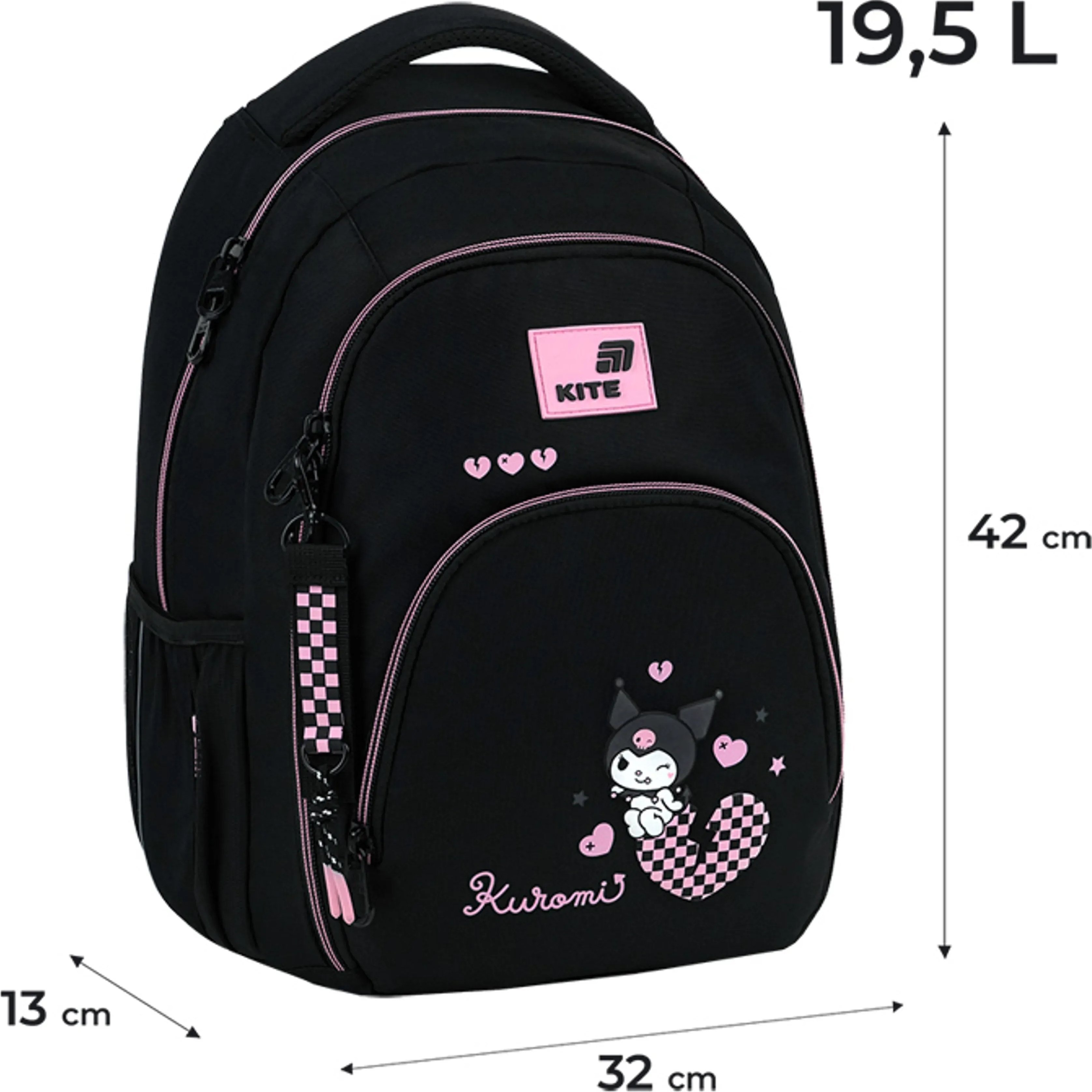 Рюкзак Kite Education teens Kuromi HK26-905M фото 
