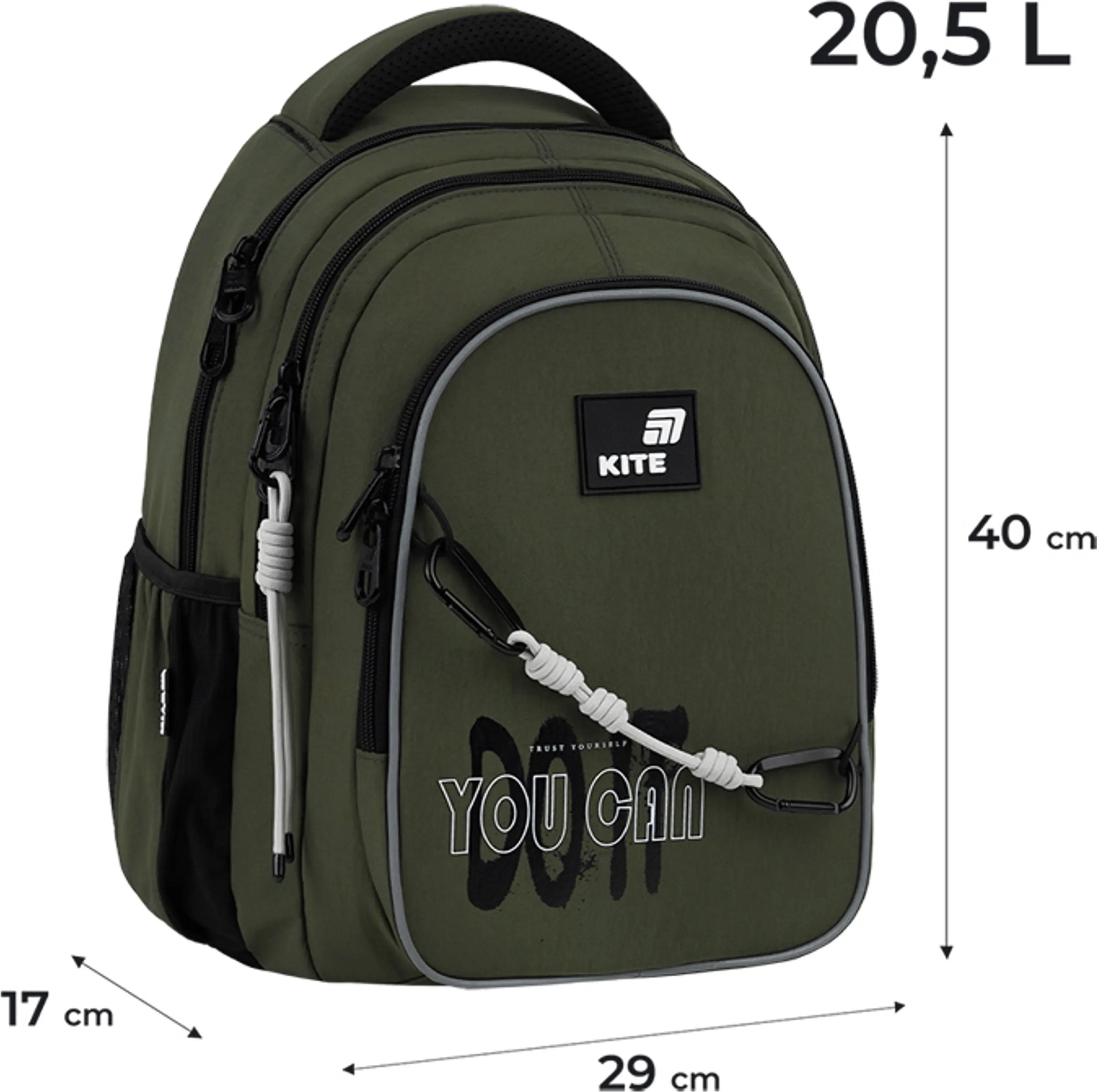 Рюкзак Kite Education teens Trust Yourself K26-8001M-2 фото 