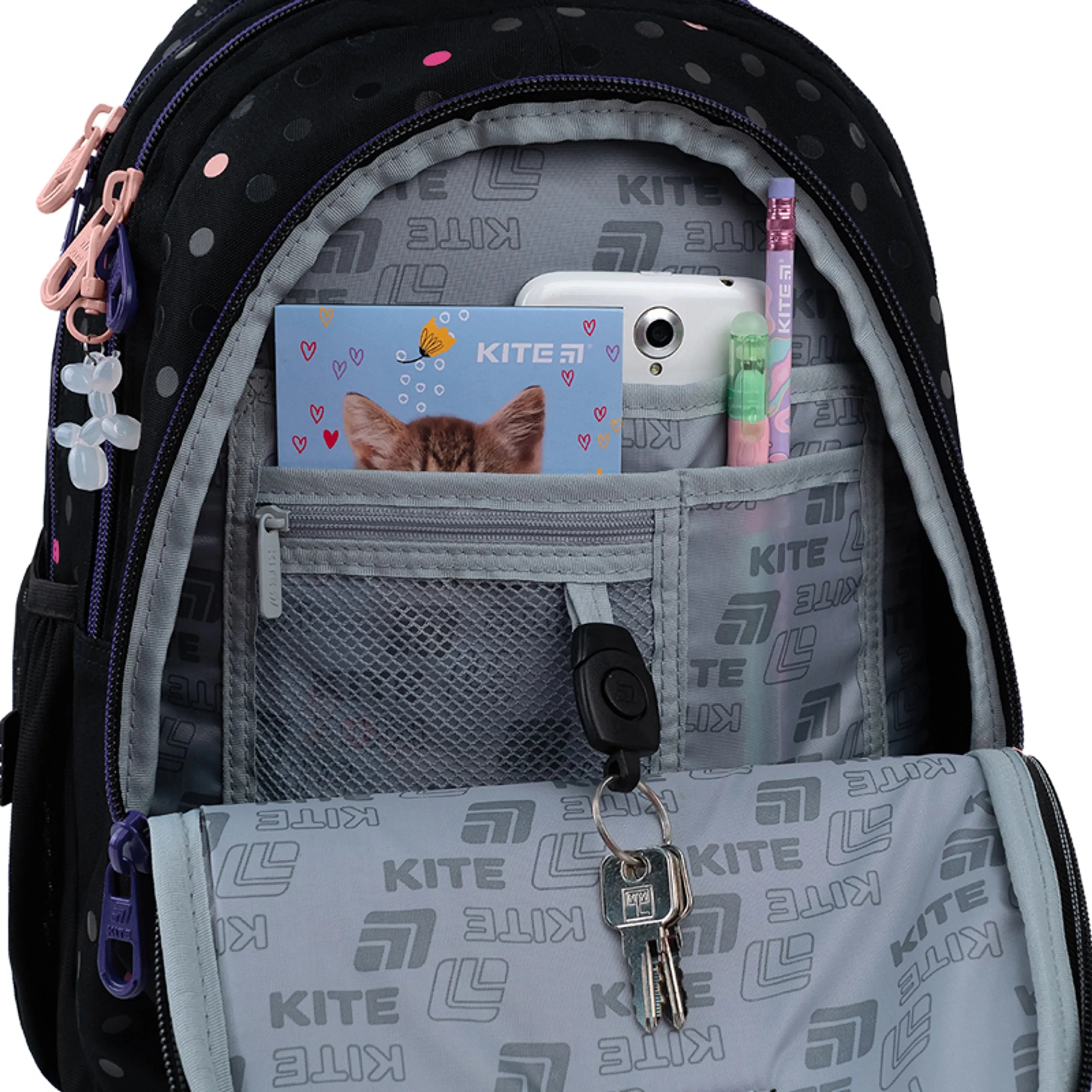Рюкзак Kite Education teens Romantic Street Art K26-8001M-1 фото 9