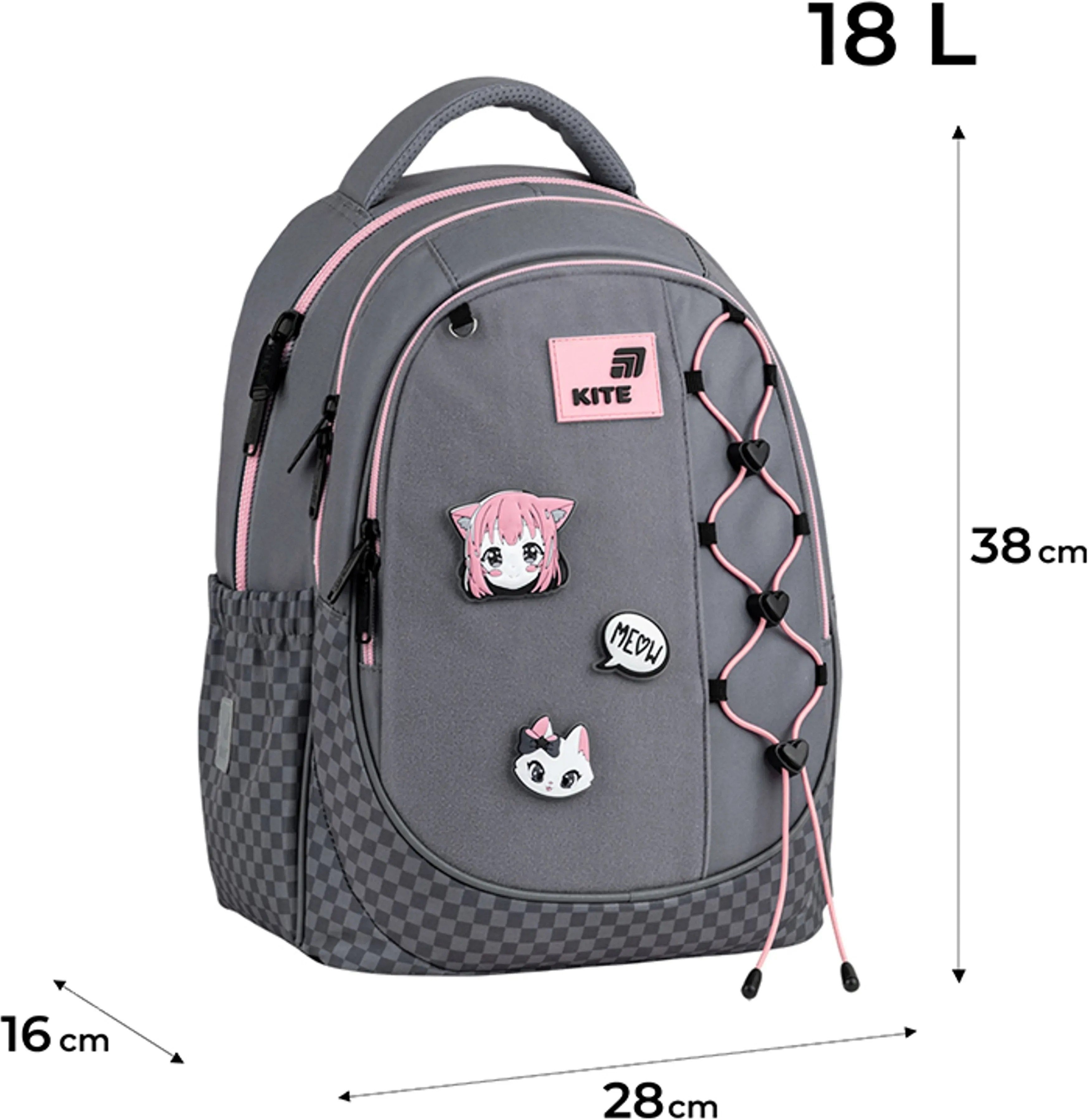 Рюкзак шкільний Kite Education Meow K26-700M-3 фото7