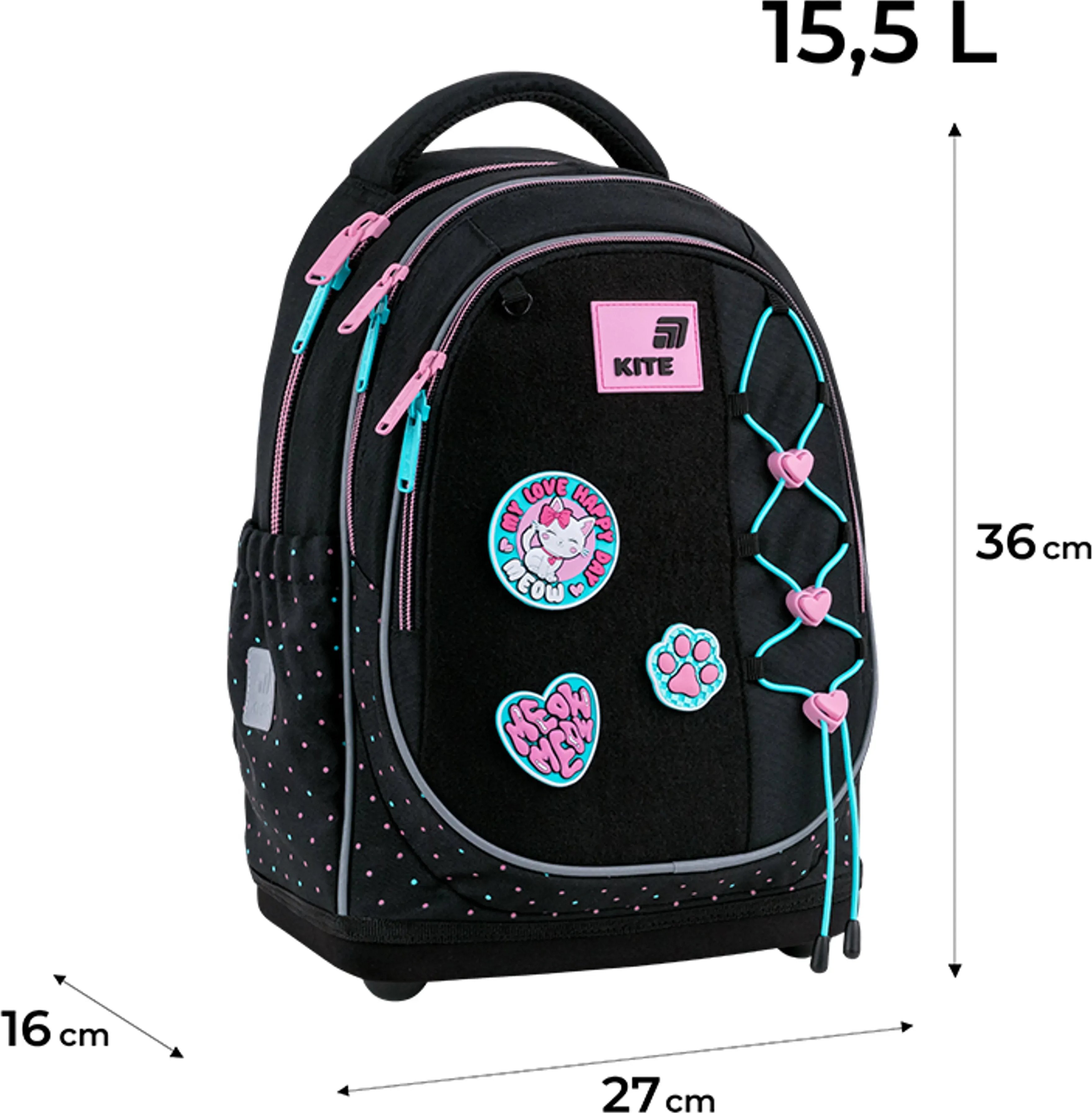 Школьный рюкзак Kite Education Pretty Kitty K26-724S-1 фото