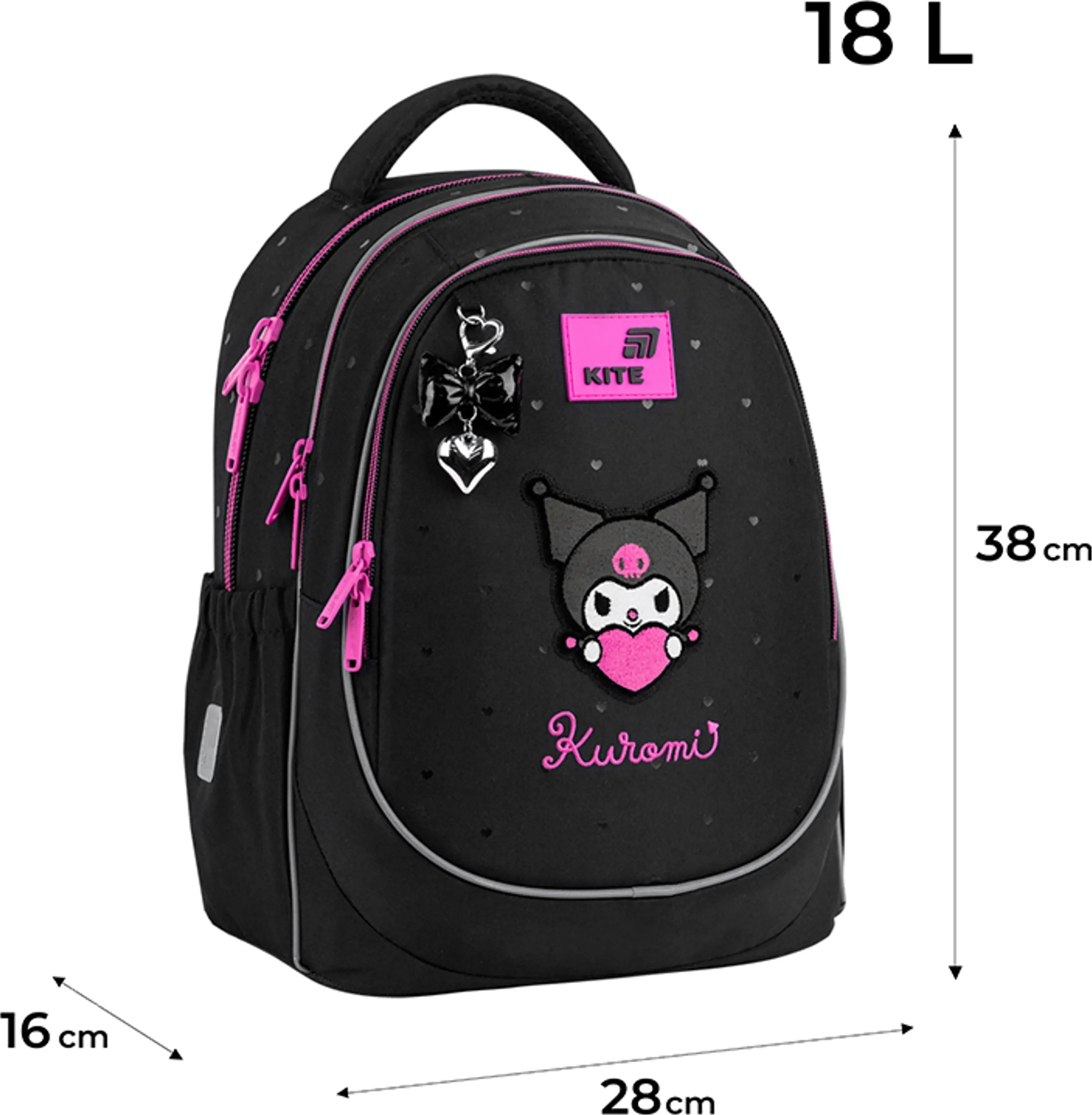 Школьный рюкзак Kite Education Kuromi HK26-700M фото4