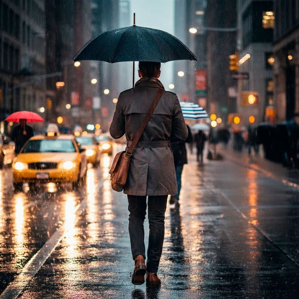 Парасоля-тростина Bergamo Toprain 4513103 чорнафото