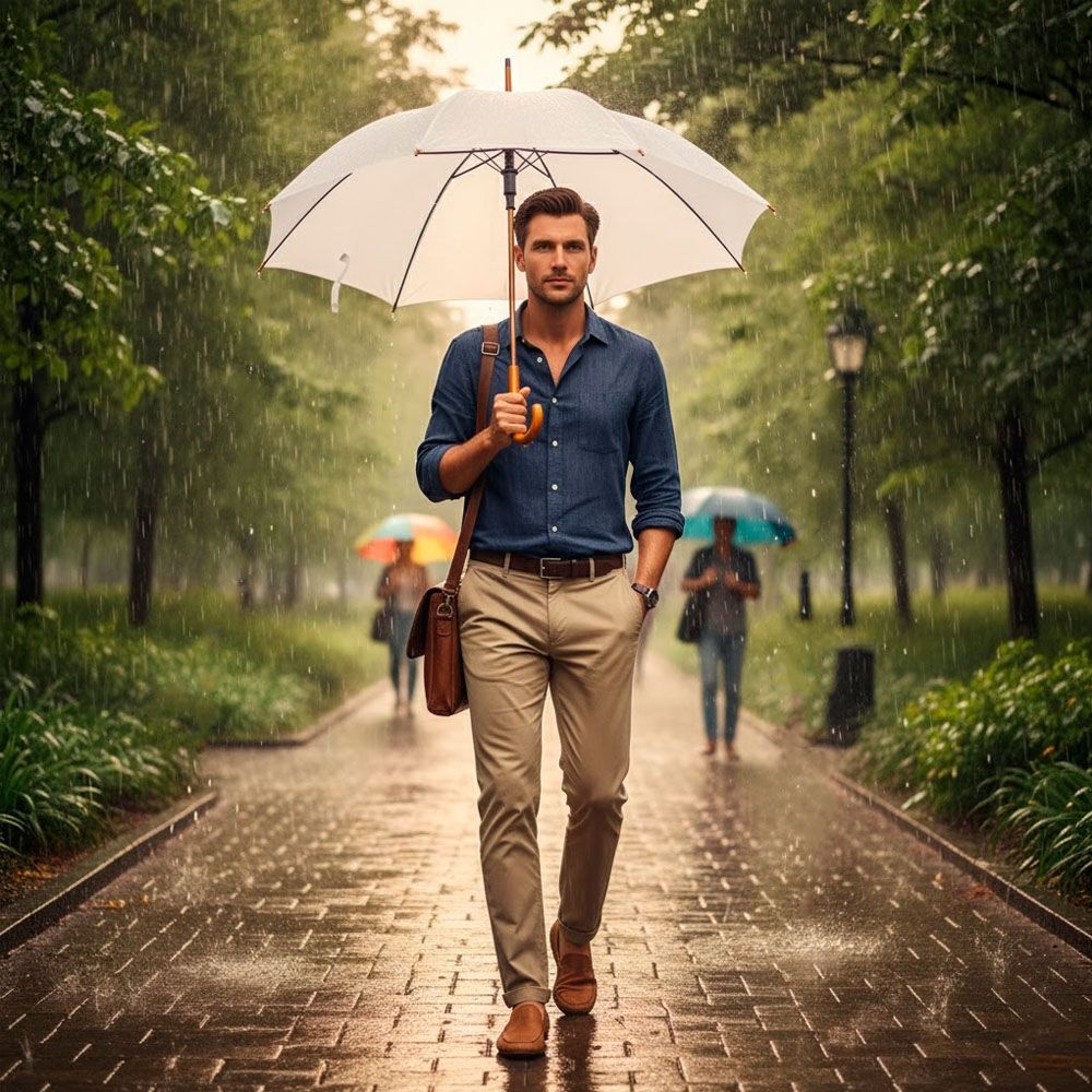 Парасоля-тростина Bergamo Toprain 4513106 біліфото