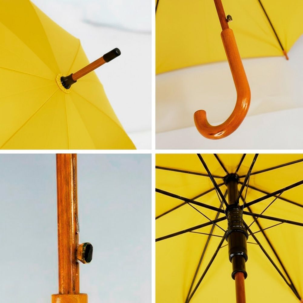 Парасоля-тростина Bergamo Toprain 4513108 жовтафото