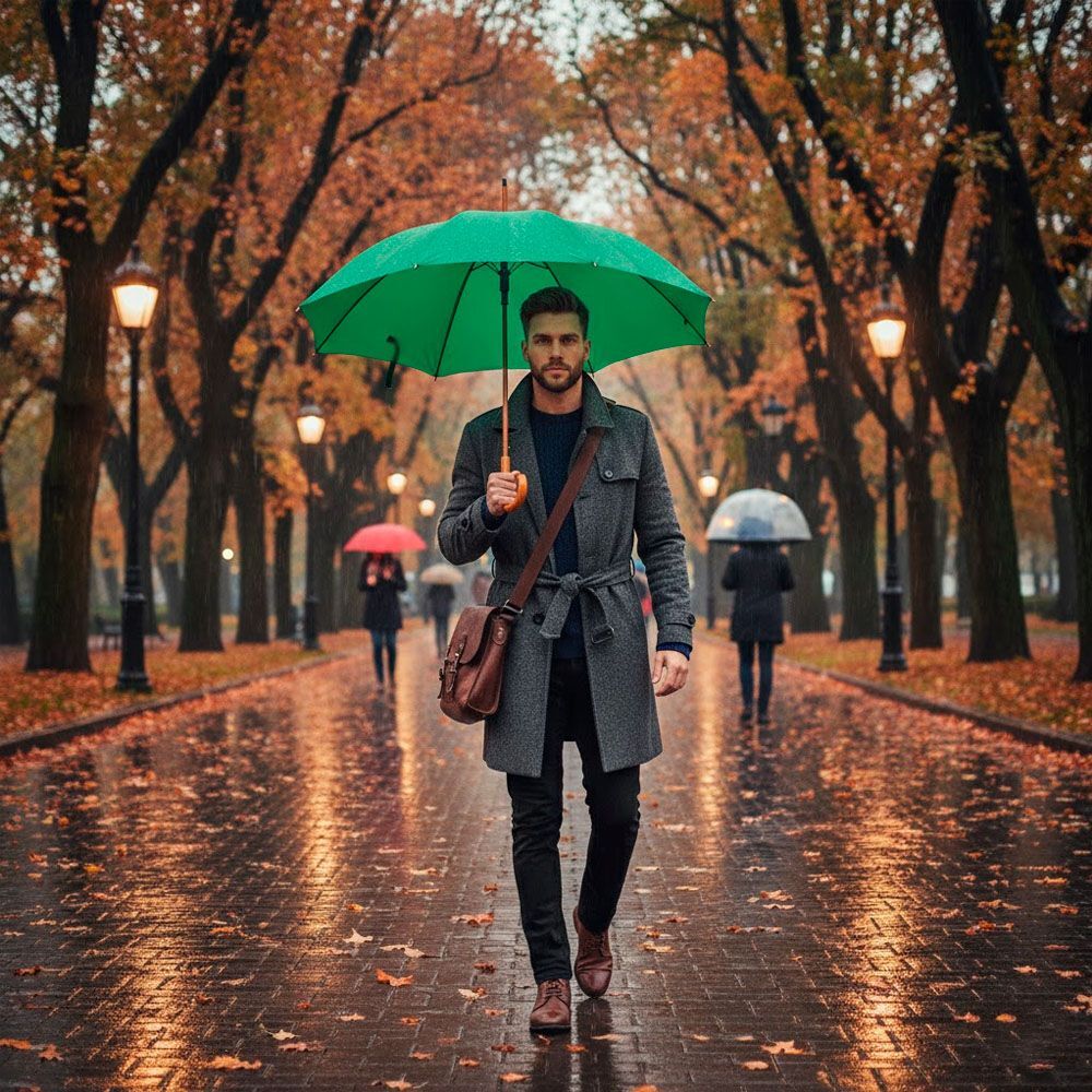 Парасоля-тростина Bergamo Toprain 4513109 зеленафото5