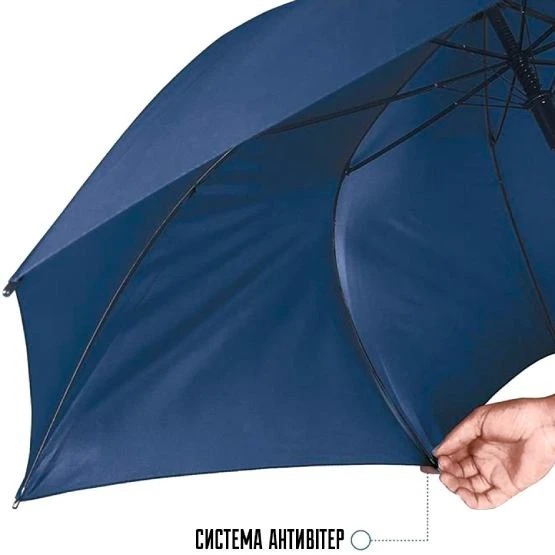 Парасоля-тростина Perletti Reflecting P96014-02 темно-синяфото6