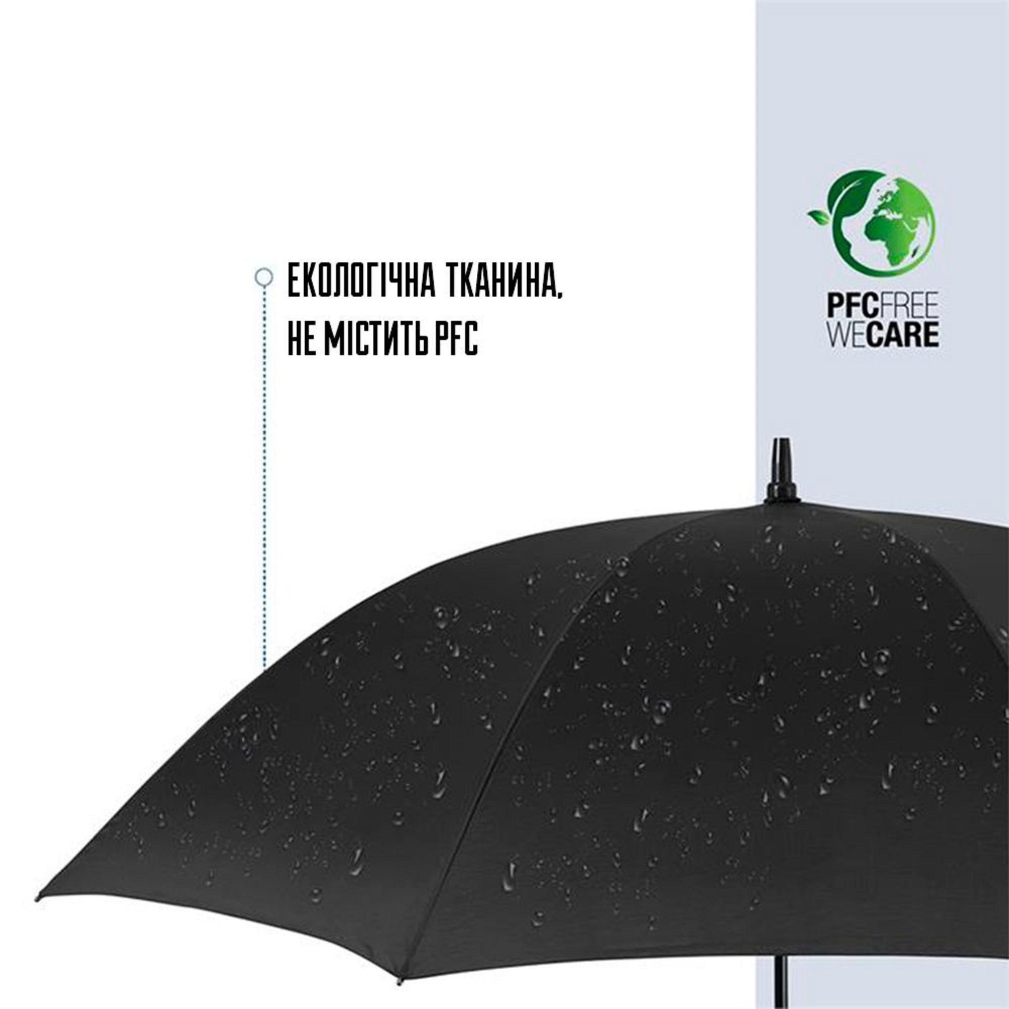 Парасоля-тростина Perletti Golf Xxl P96020-01 чорнафото