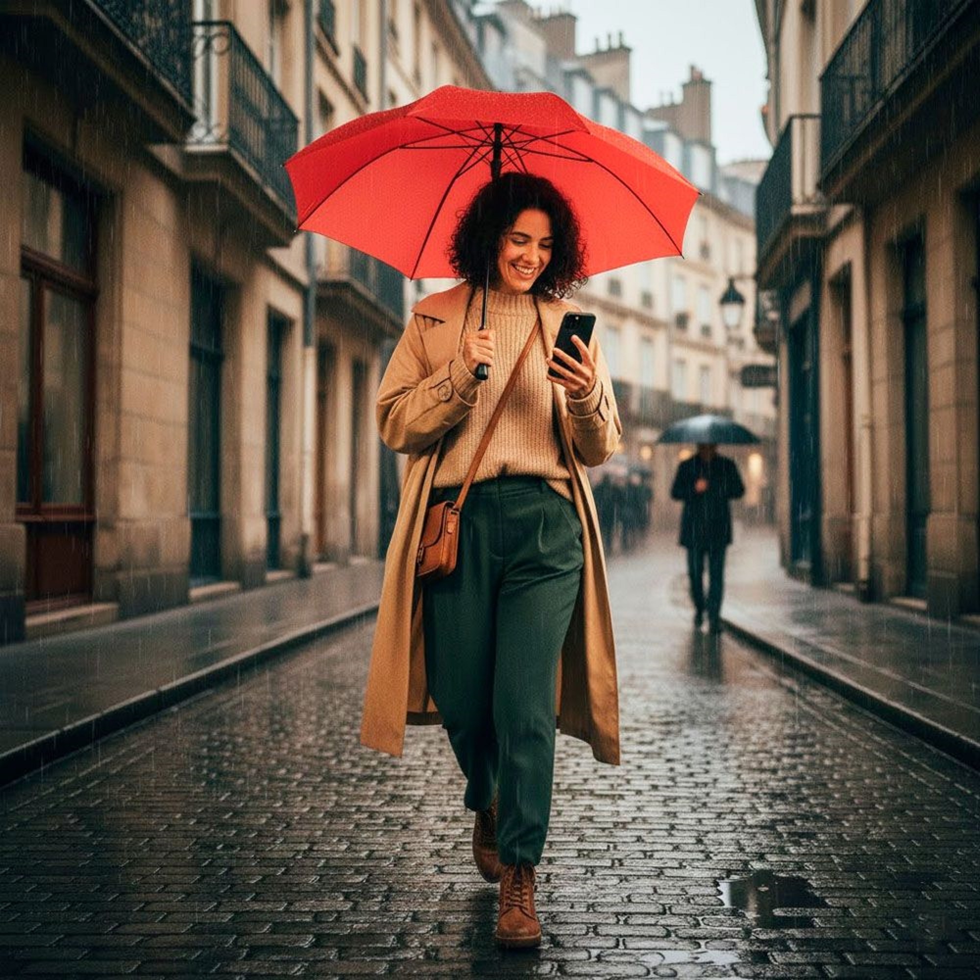 Парасоля-тростина Perletti Golf Xxl P96020-03 червонафото