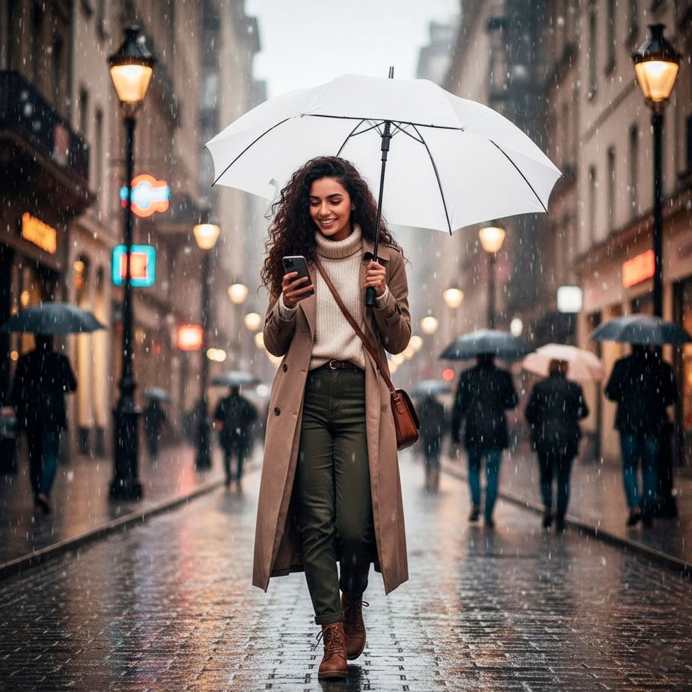 Парасоля-тростина Perletti Golf Xxl P96020-04 білафото7