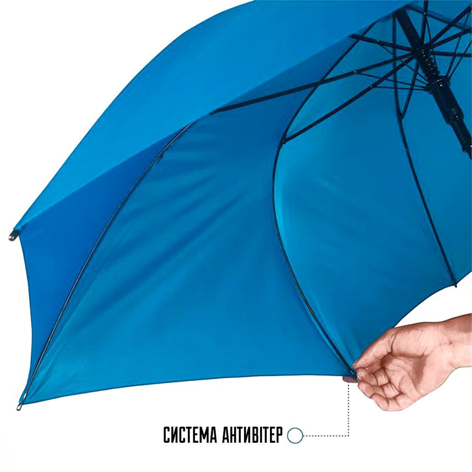 Парасоля-тростина Perletti Golf Xxl P96020-05 синяфото