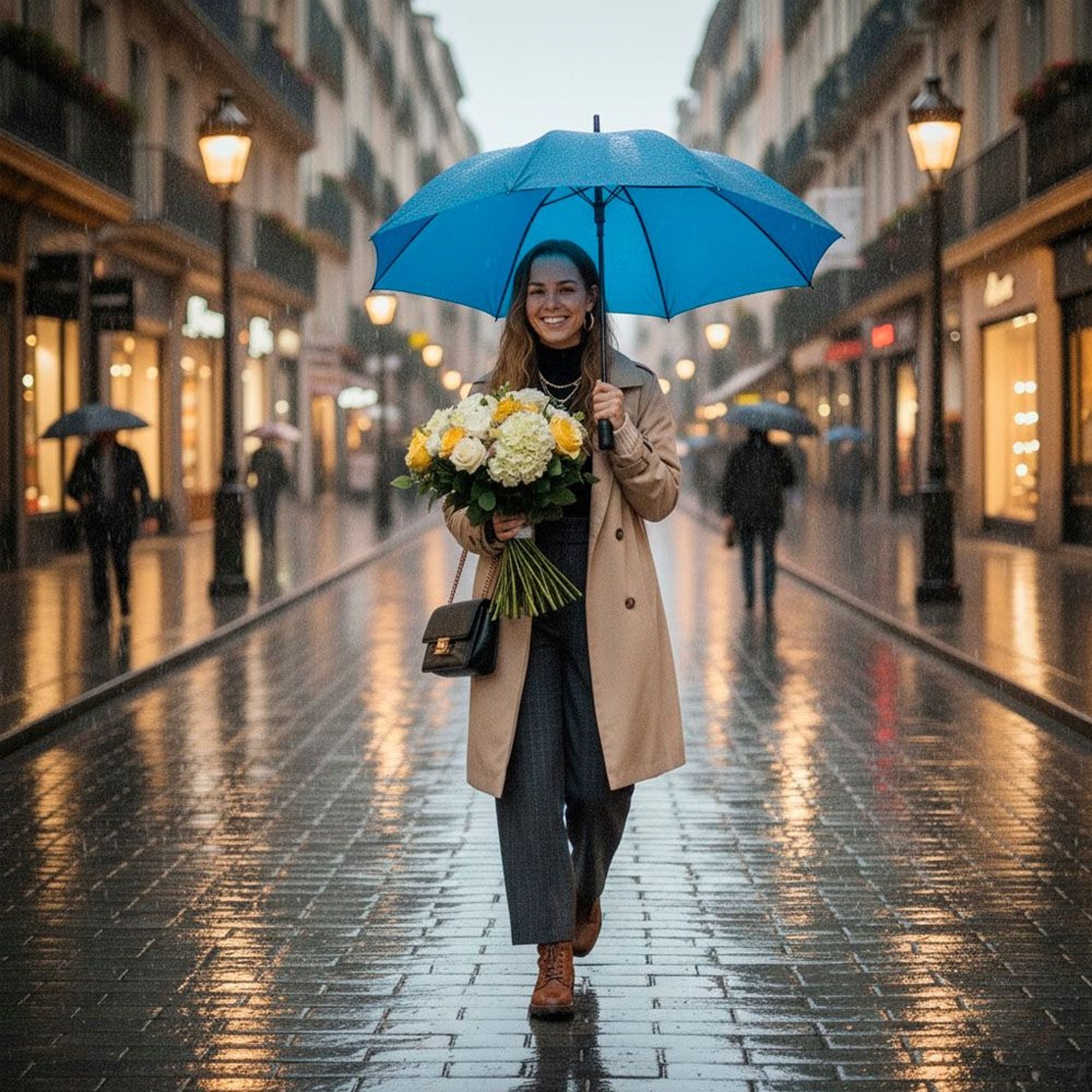 Парасоля-тростина Perletti Golf Xxl P96020-05 синяфото