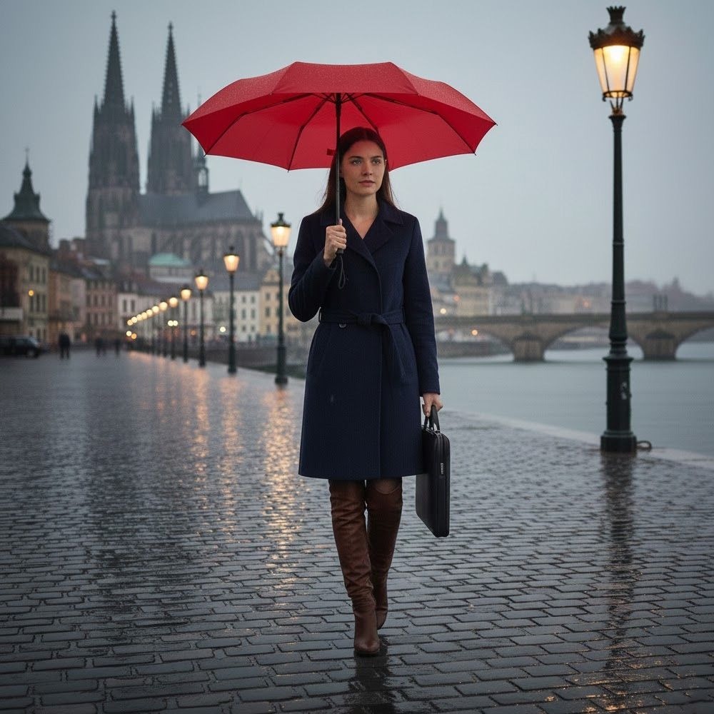 Парасоля Line Art Light 45550-5 червонафото