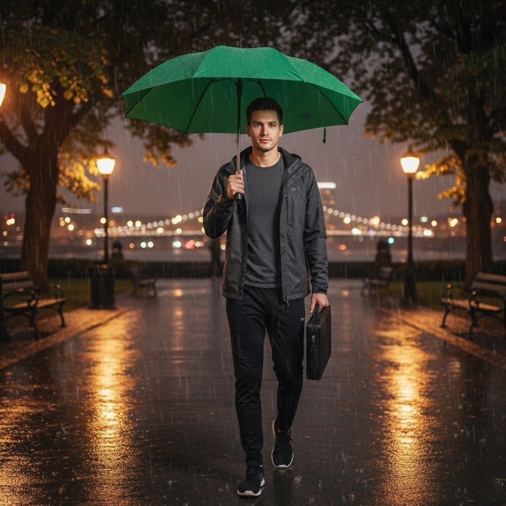 Парасоля Line Art Light 45550-9 зеленафото