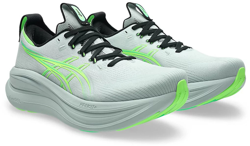 Кросівки для бігу чоловічі Asics Gel-Nimbus 28 1011C127-400 44.5 (10.5 US) сіро-зеленіфото